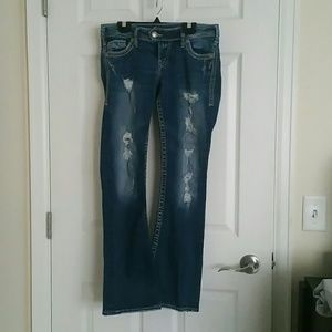 Silver jeans